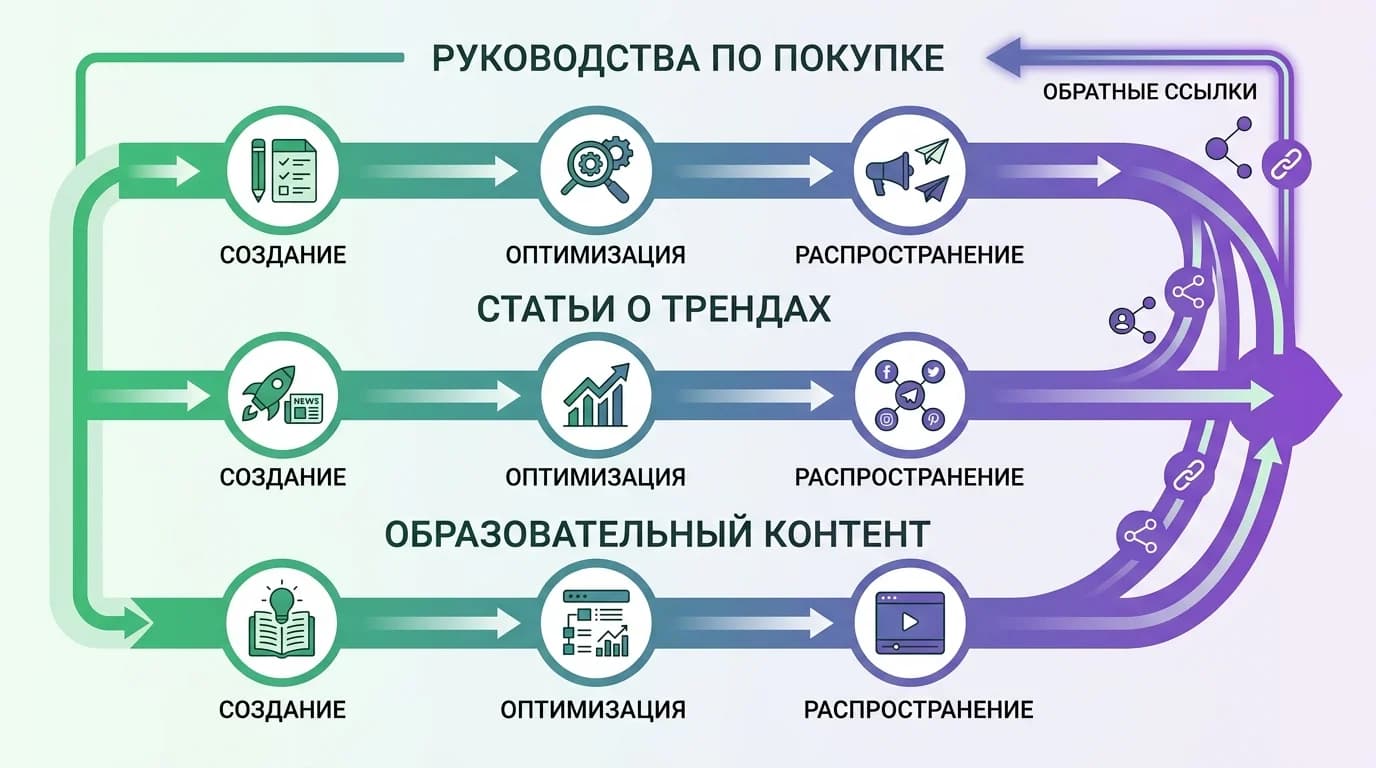 Контент-маркетинг как система привлечения ссылок и трафика