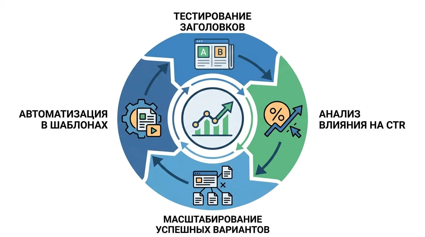 Цикл интеграции A/B-тестирования в стратегию контента