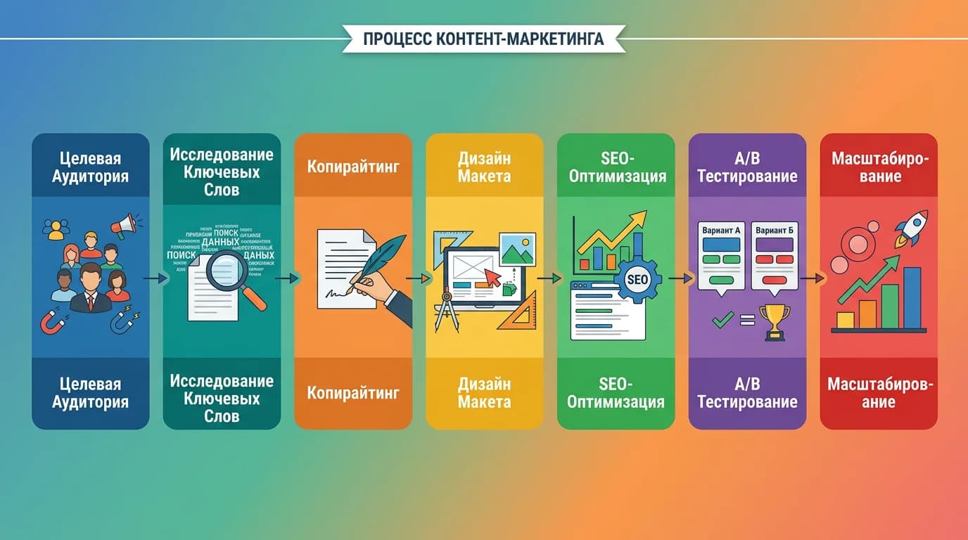 Пошаговый процесс создания посадочной страницы с AI