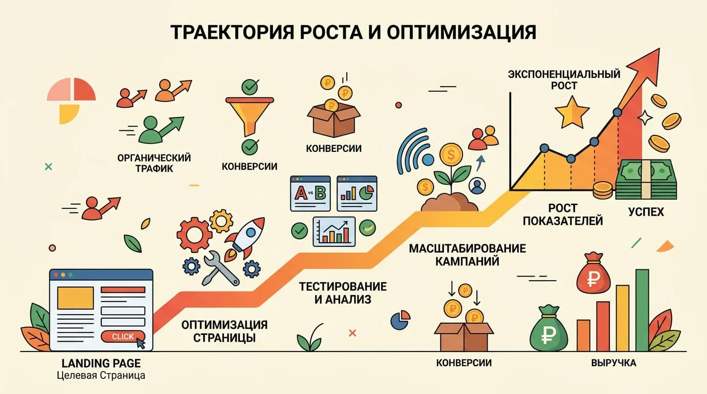 Органический рост благодаря оптимизированной посадочной странице
