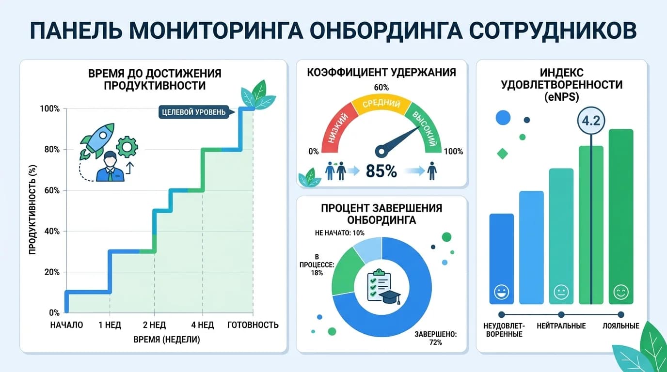 Ключевые метрики для измерения эффективности онбординга