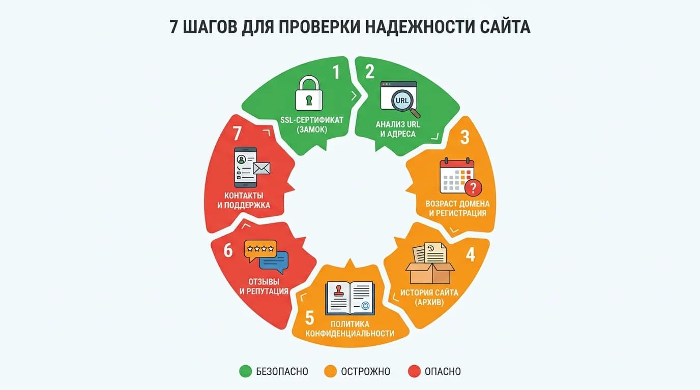 Семь методов проверки сайта на доверие