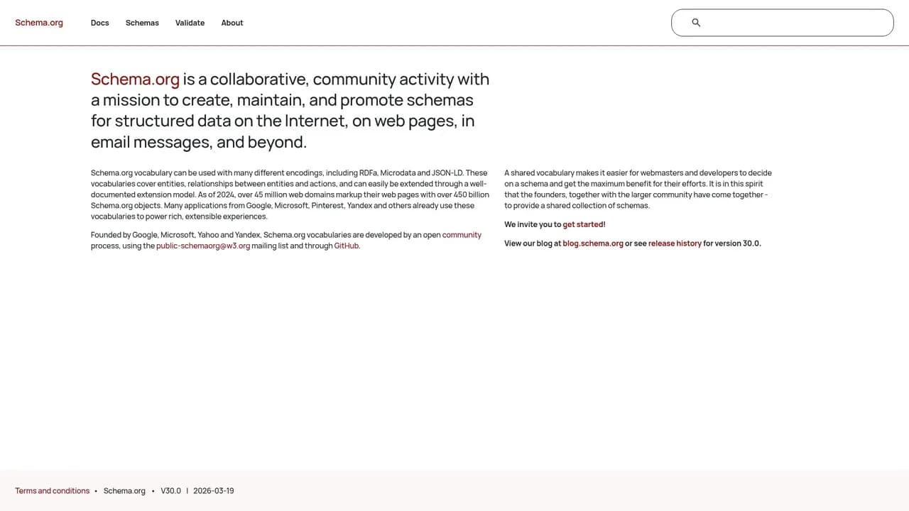 Пример структурированных данных для локализации контента