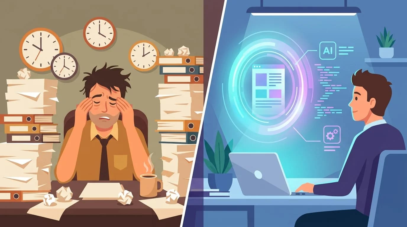 Сравнение ручного написания контента и автоматизации с ИИ