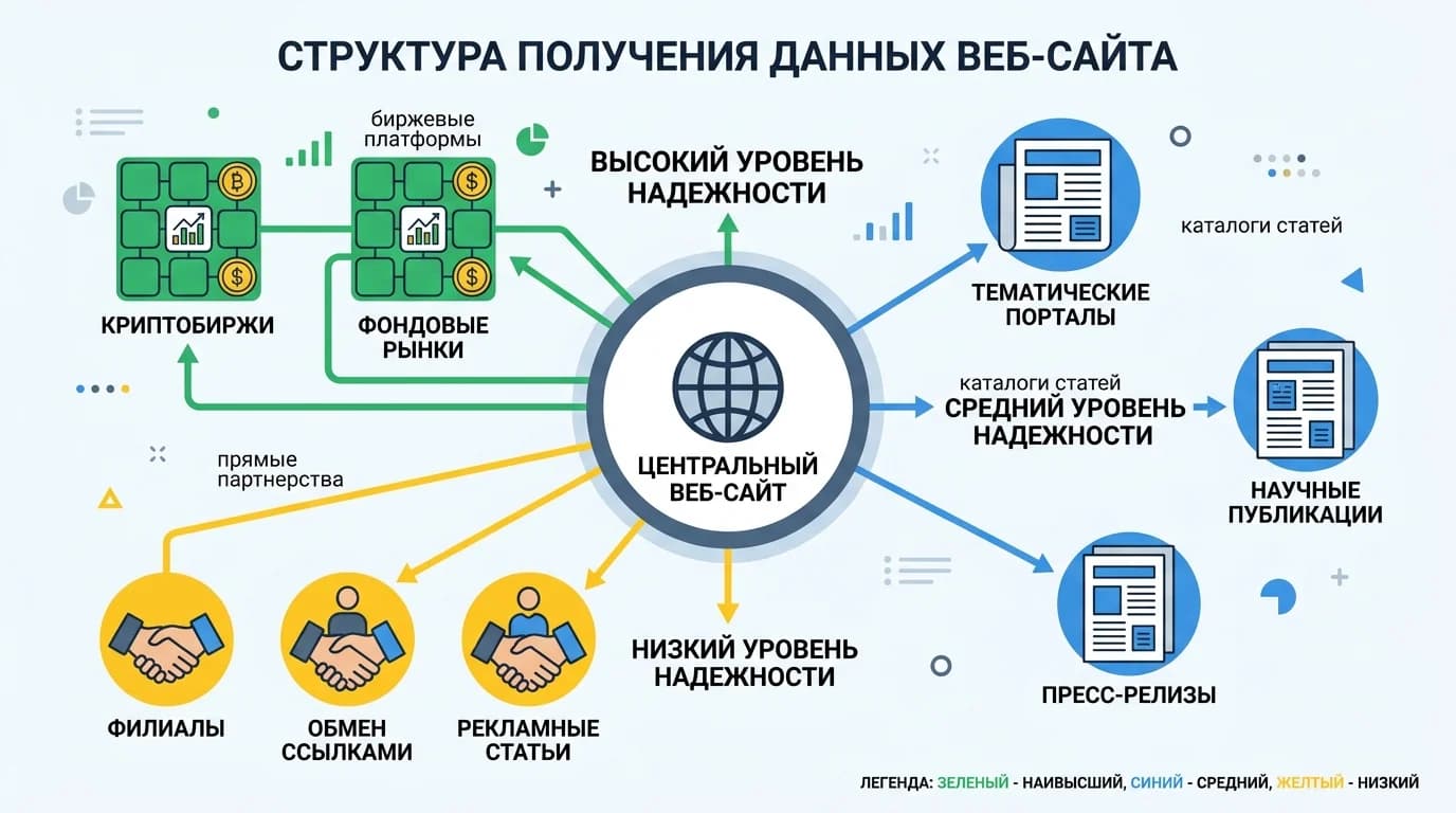 Архитектура размещения вечных ссылок: различные каналы и источники