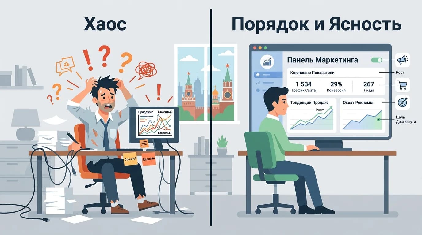 Сравнение хаотичного и структурированного подхода к аудиту рекламных кампаний
