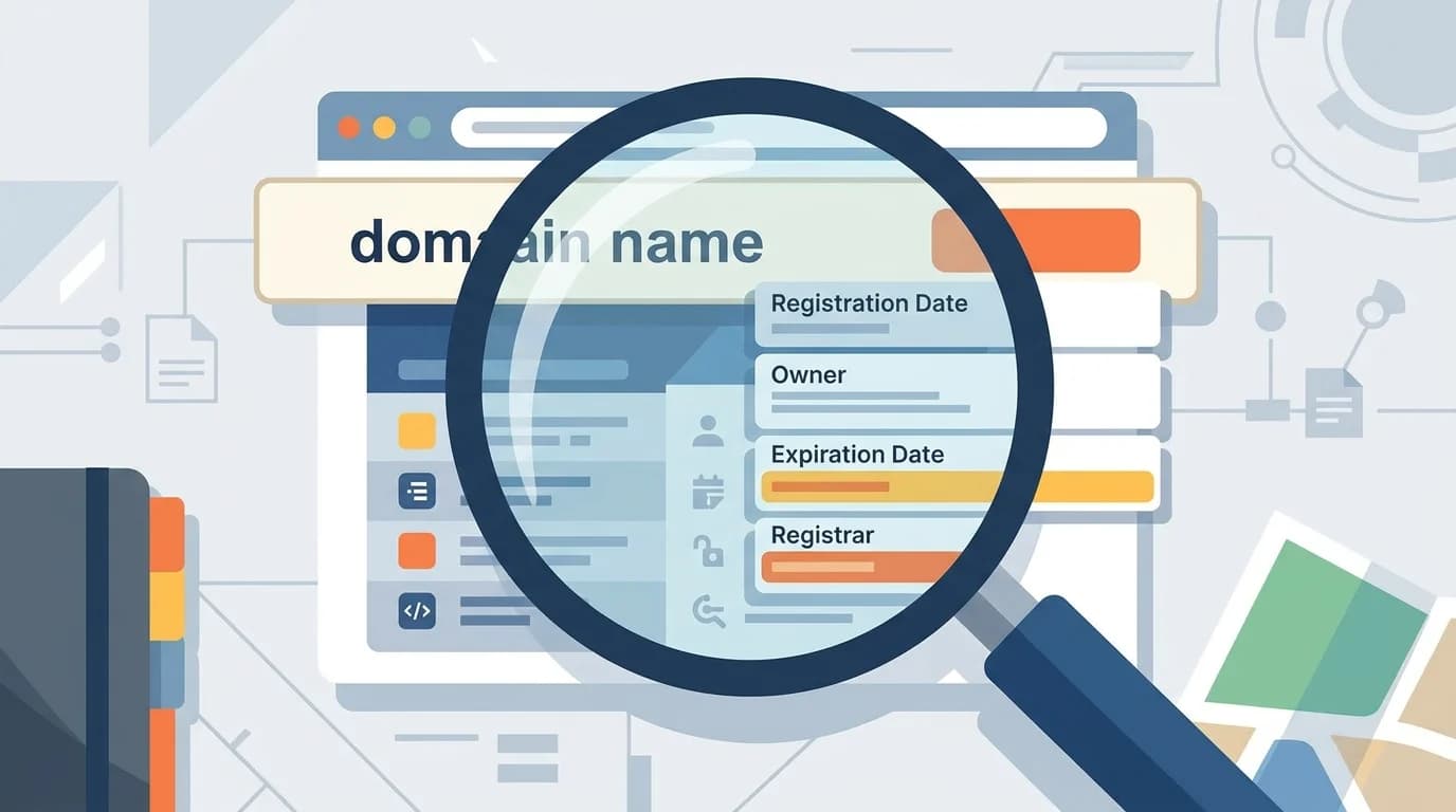 Визуализация процесса раскрытия информации WHOIS о домене