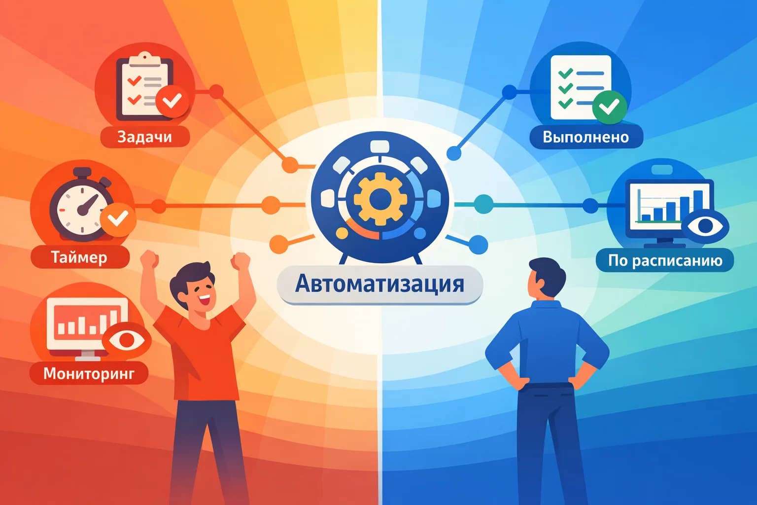 Визуализация автоматизации процесса проверки доменов