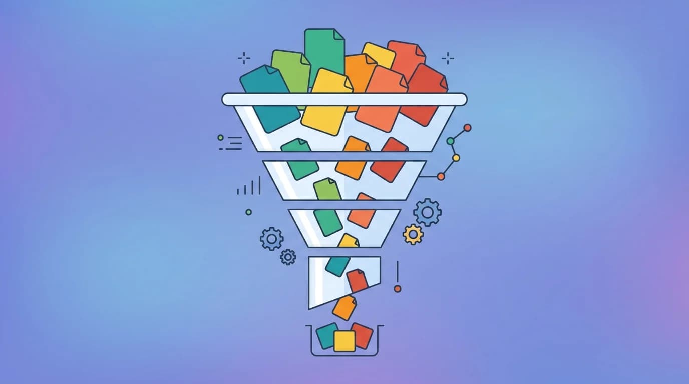 Воронка анализа поисковых запросов по частотности и релевантности