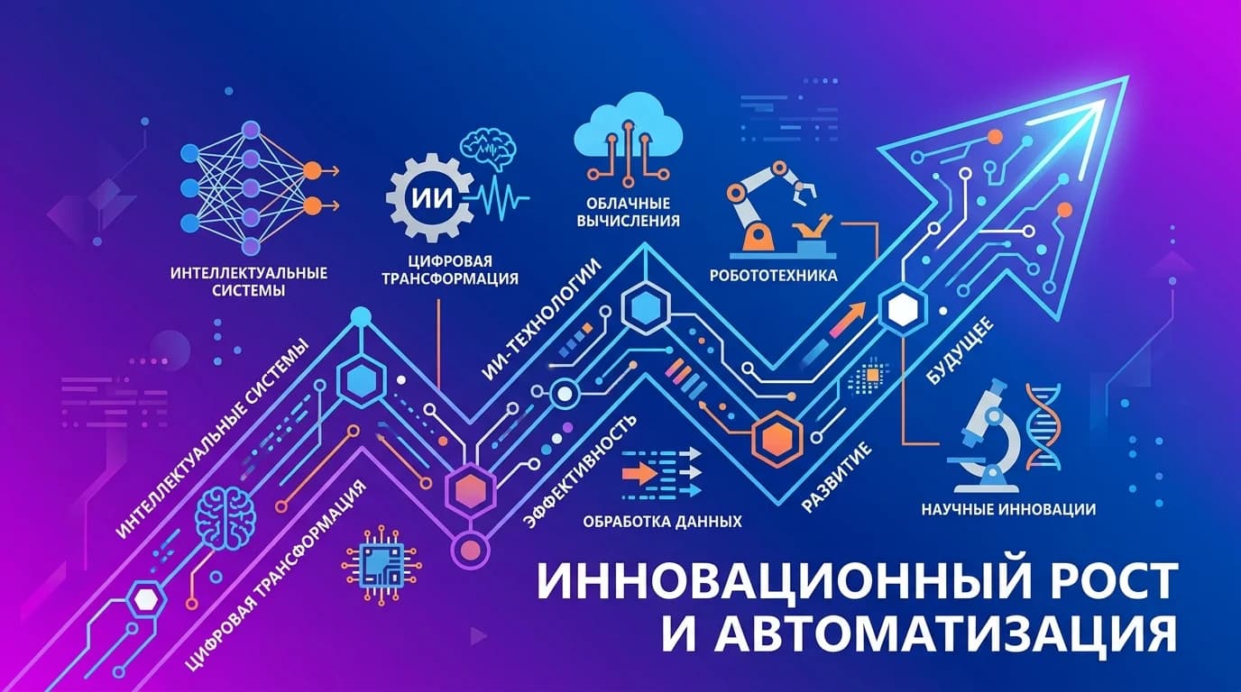Визуализация будущего SEO с автоматизацией и ИИ в 2025–2026 годах