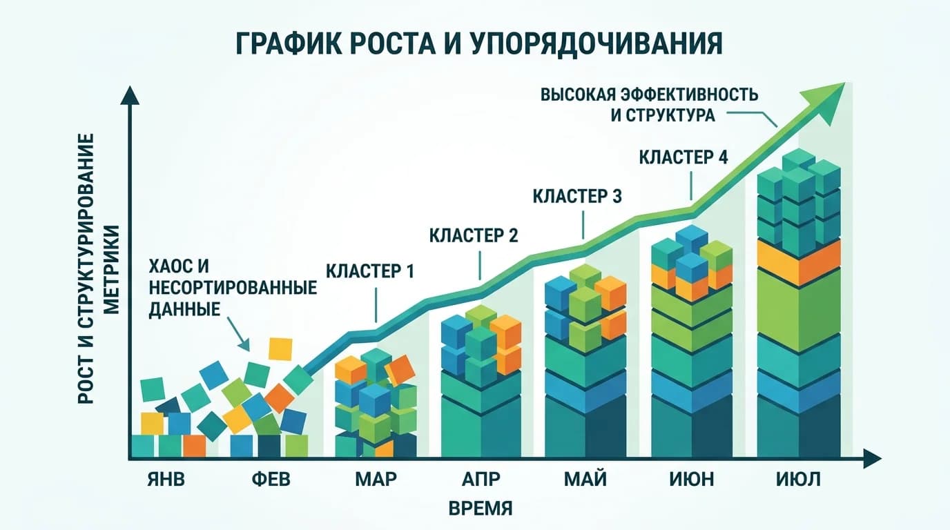 Рост органического трафика благодаря правильной кластеризации запросов