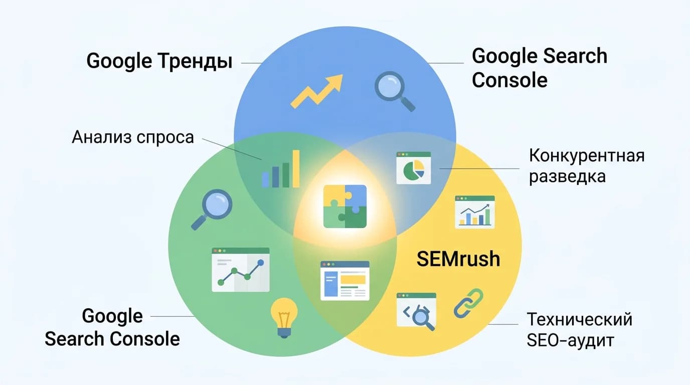 Интеграция данных из разных инструментов для полного анализа спроса
