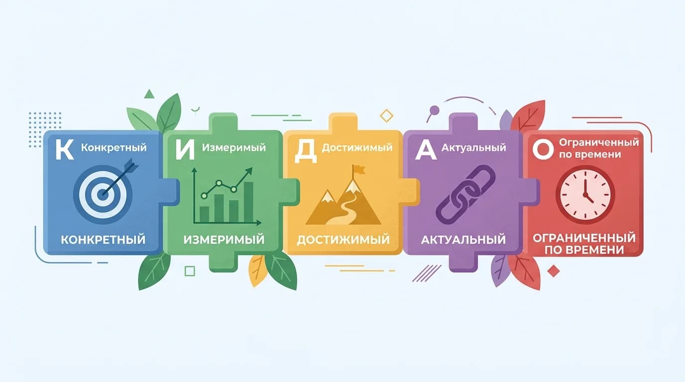 Методология SMART для постановки целей рекламной кампании: конкретные, измеримые, достижимые, релевантные, ограниченные по времени