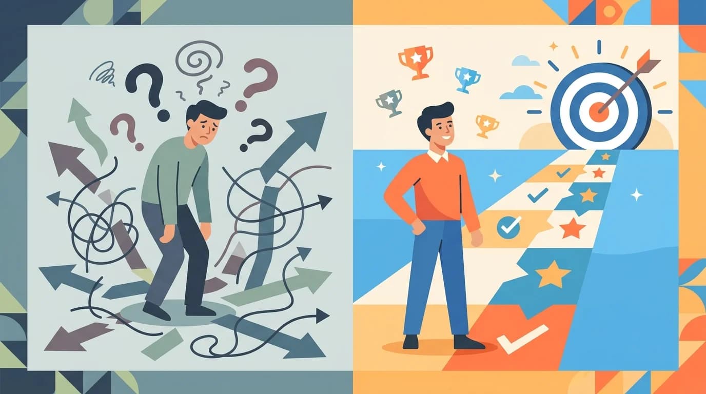 Сравнение нечетких целей и четко сформулированных SMART-целей в рекламной кампании