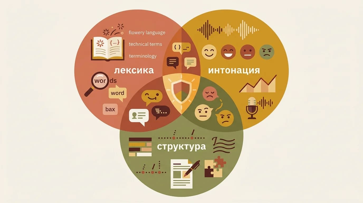 Три компонента голоса бренда: лексика, интонация и структура текста