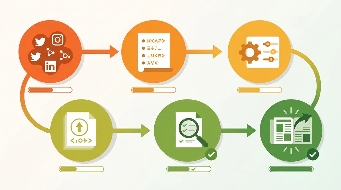 Пошаговый процесс запуска автоматизации контента