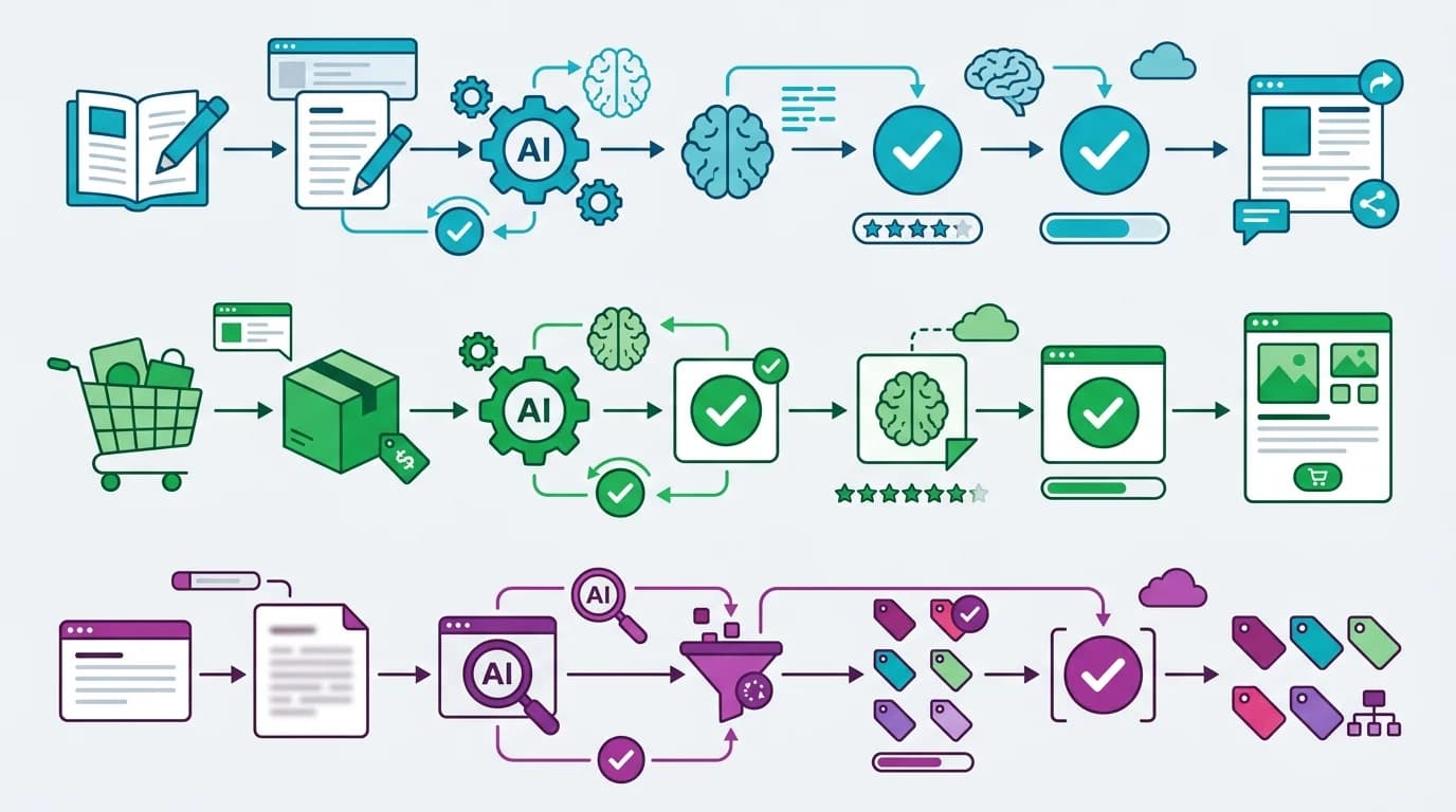 Основные применения ИИ-генераторов в SEO