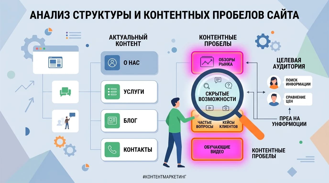 Выявление контент-гэпов на основе подсказок Яндекса