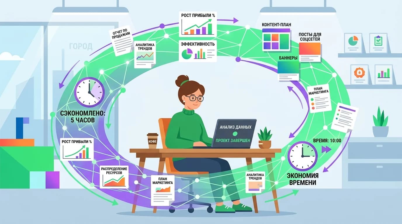 Автоматизация контента и маркетинговых процессов с помощью ИИ