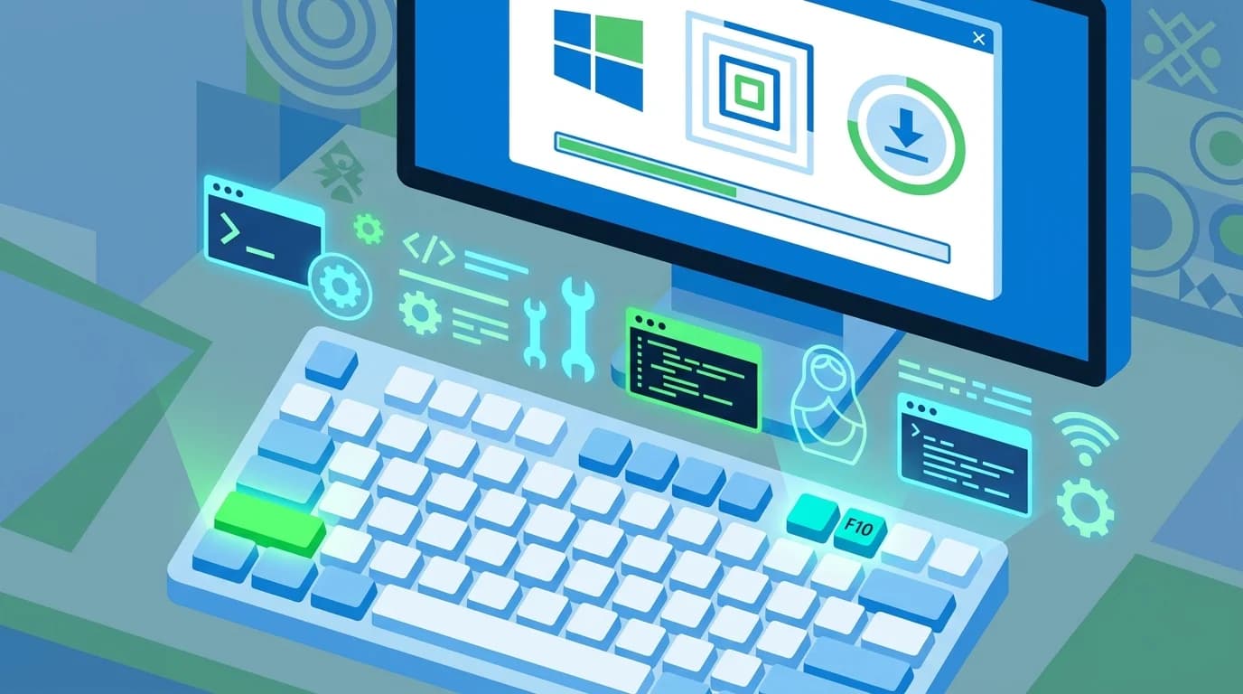 Иллюстрация запуска командной строки при установке Windows с помощью клавиш Shift+F10