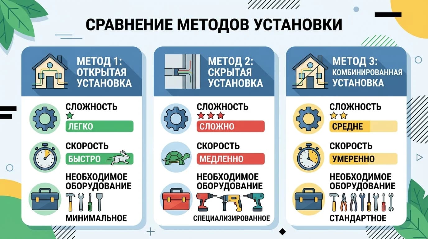 Сравнительная таблица методов установки Windows без флешки